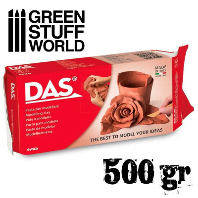 Modelovacia hlina DAS Terracota(tehlová) - 500gr.