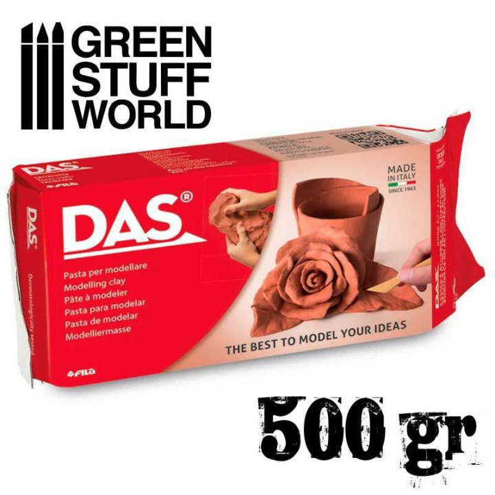 Modelovacia hlina DAS Terracota(tehlová) - 500gr.