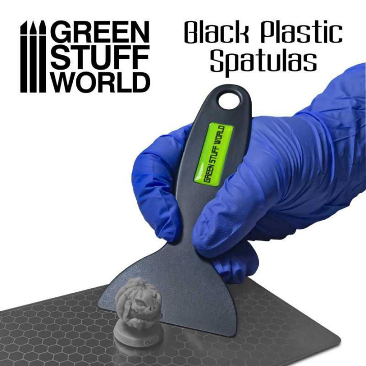 Black Plastic Spatulas - 3D printer / Čierne plastové špachtle - 3D tlačiareň