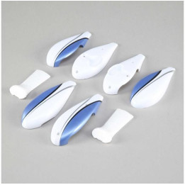 E-flite kryty kol a podvozku: Cirrus SR-22T 1.5m