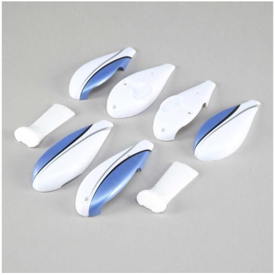 E-flite kryty kol a podvozku: Cirrus SR-22T 1.5m