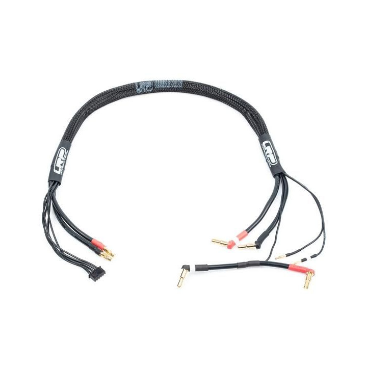 Nabíjecí kabel 60cm 2x2S LiPo HARDCASE z G4 na P4/5 včetně balančního konekt. XH