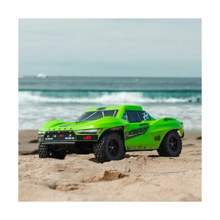 Arrma Fury Mega 550 1:10 RTR zelená