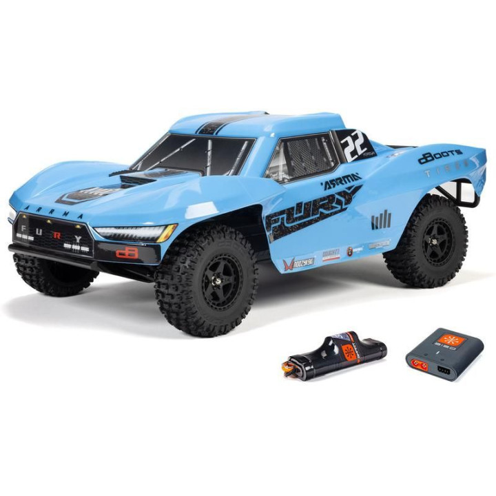 Arrma Fury Mega 550 1:10 RTR modrá