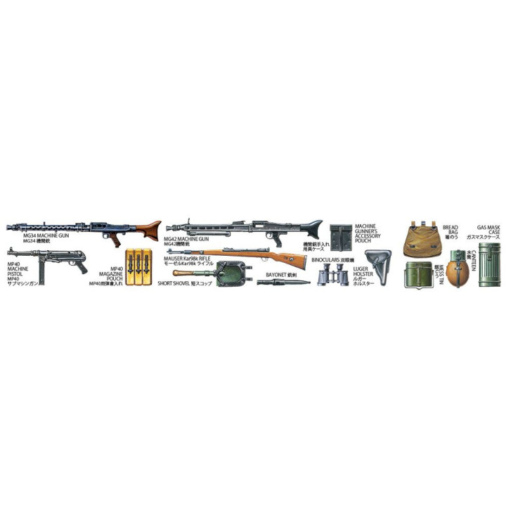 Tamiya 32602 WWII Wehrmacht Infantry Set 1/48