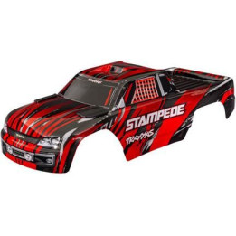 Traxxas karosérie Stampede bezsponková červená