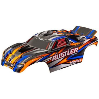 Traxxas karosérie Rustler oranžová (bezsponková)