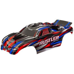 Traxxas karosérie Rustler červená (bezsponková)