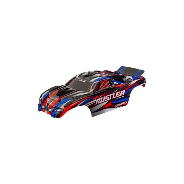 Traxxas karosérie Rustler červená (bezsponková)