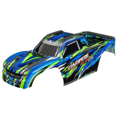 Traxxas karosérie Stampede 4X4 VXL zelená (bezsponková)