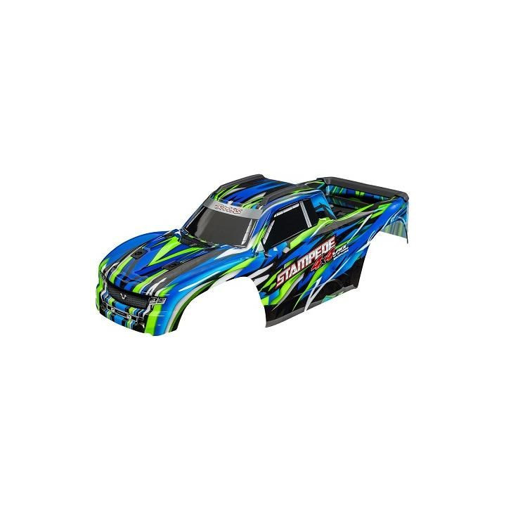 Traxxas karosérie Stampede 4X4 VXL zelená (bezsponková)