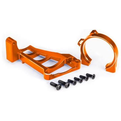 Traxxas držák motoru hliníkový oranžový (pro NO3461)