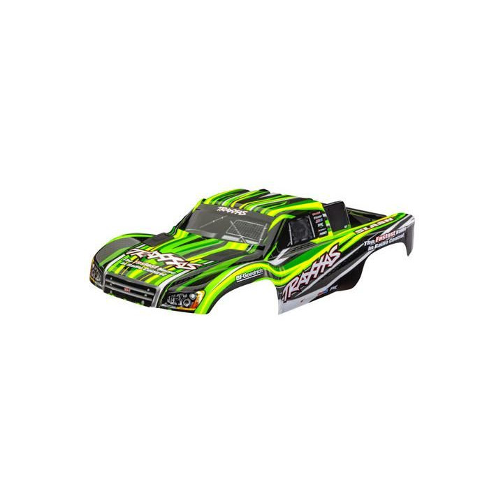 Traxxas karosérie Slash 1:10 zelená bezsponková