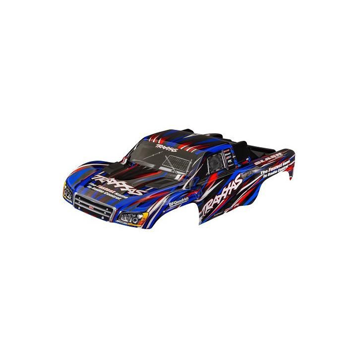 Traxxas karosérie Slash 1:10 modrá bezsponková