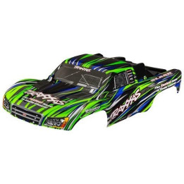 Traxxas karosérie Slash 1:10 zelená bezsponková