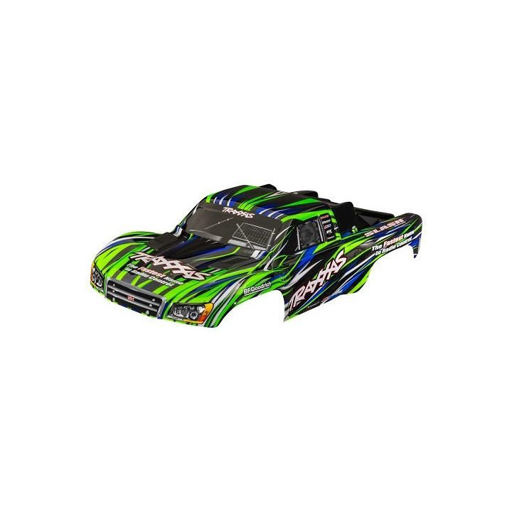 Traxxas karosérie Slash 1:10 zelená bezsponková