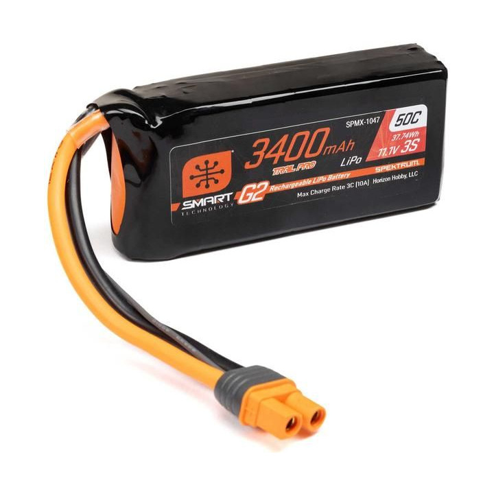 Spektrum Smart G2 Trail Pro LiPo 11.1V 3400mAh 50C IC3