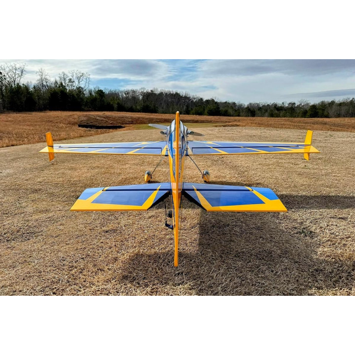 88" Raven - Žlutá/Modrá 2,24m