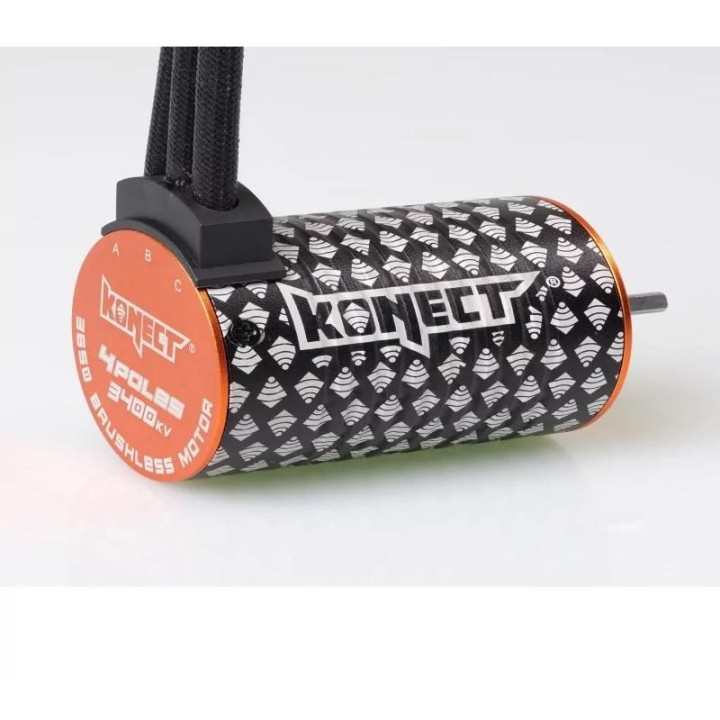 COMBO BRUSHLESS 60A WP + 4P 3650SL 3400KV motor