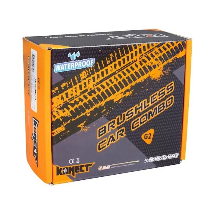 COMBO BRUSHLESS 60A WP + 4P 3650SL 3400KV motor