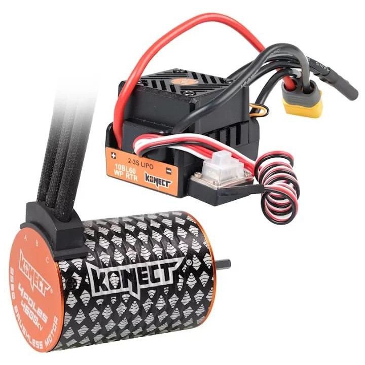 COMBO BRUSHLESS 60A WP + 4P 3650SL 4600KV motor