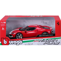 Bburago Ferrari 296 GTB Assetto Fiorano 1:18 červená