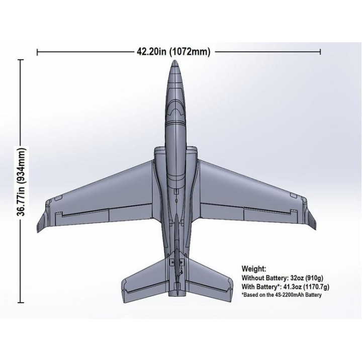E-flite Viper 1.07m 64mm EDF PNP