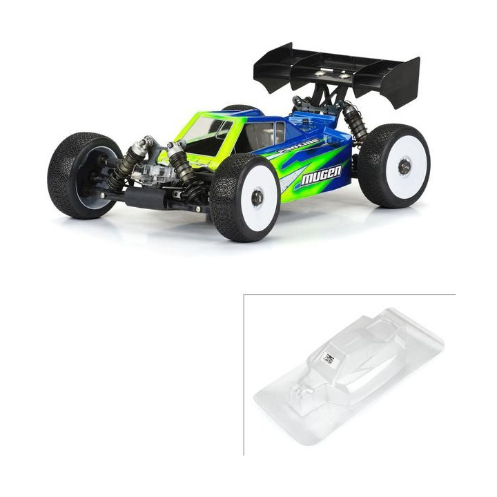 Pro-Line karosérie 1:8 Sector čirá: Mugen MBX8/MBX8R