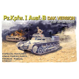 Model Kit tank 6207 - Pzkpfw. I Ausf. B, DAK Version (1:35)