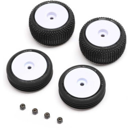 Losi kola s pneu bílý disk (4): Micro-B