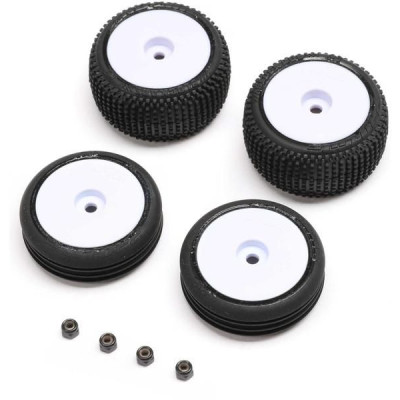 Losi kola s pneu bílý disk (4): Micro-B