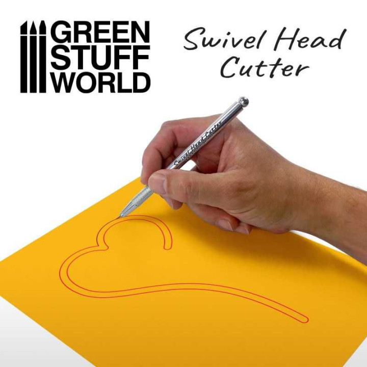Metal Swivelhead HOBBY KNIFE +3blade / Kovový nôž HOBBY s otočnou hlavou +3nože