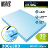 Penový extrudovaný polystyrén s hustými bunkami XPS, nazývaný aj Blue Board alebo polystyrén, je ľahký, pevný, odolný a ideálny na vytváranie terénov, ako sú kopce a útesy, na výrobu herných dosiek, rôznych stavebných prvkov modelov, ako sú tehly, a dokonca aj budov a základov.