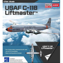 Model Kit letadlo 12634 - USAF C-118 Liftmaster (1:144)