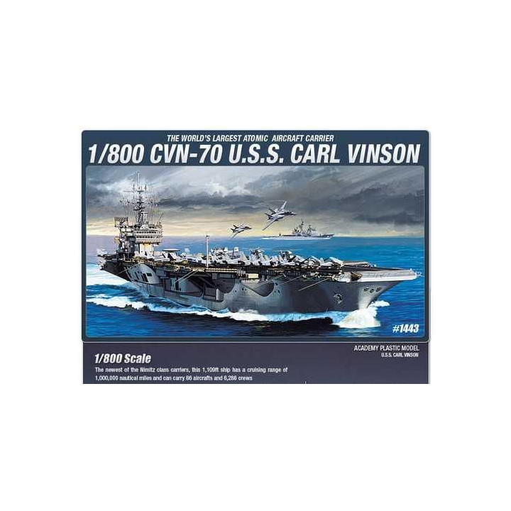 Model Kit loď 14209 - USS CARL VINSON (1:800)