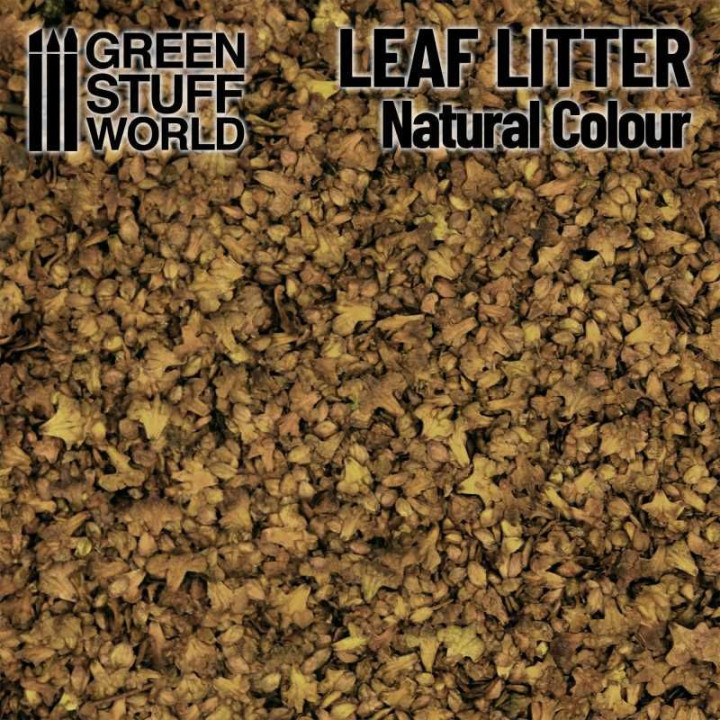 Leaf Litter - Large Natural Leaves 2-5mm / Listová podstielka - veľké prírodné listy 2-5 mm