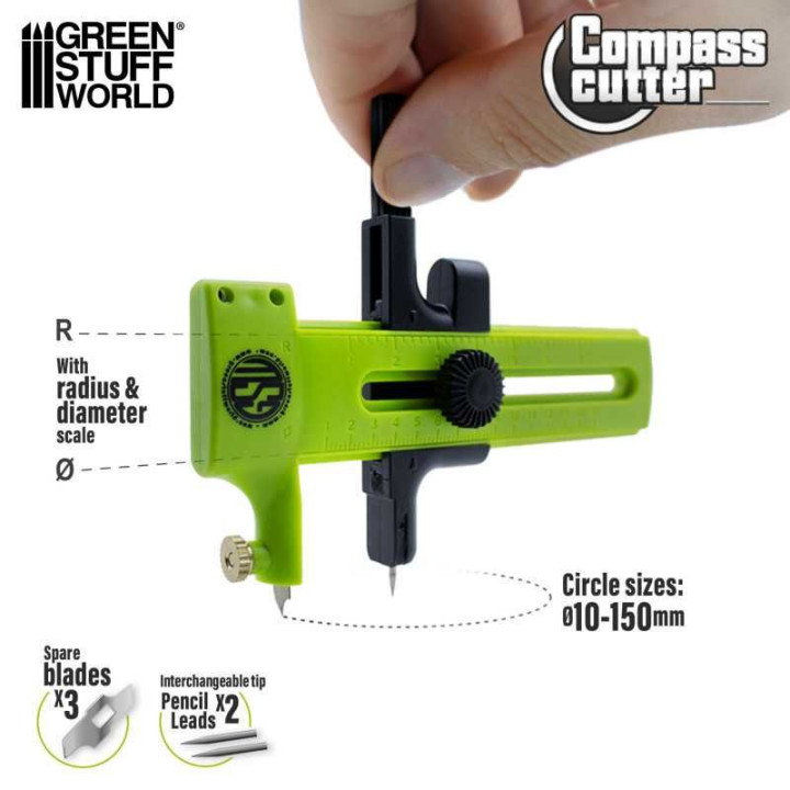 Compass cutter / Kompasový rezač kruhov