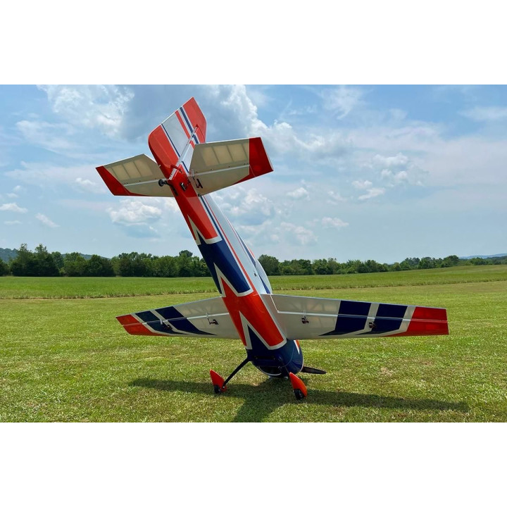 104" Extra 260 - Oranžová/Modrá 2,64m