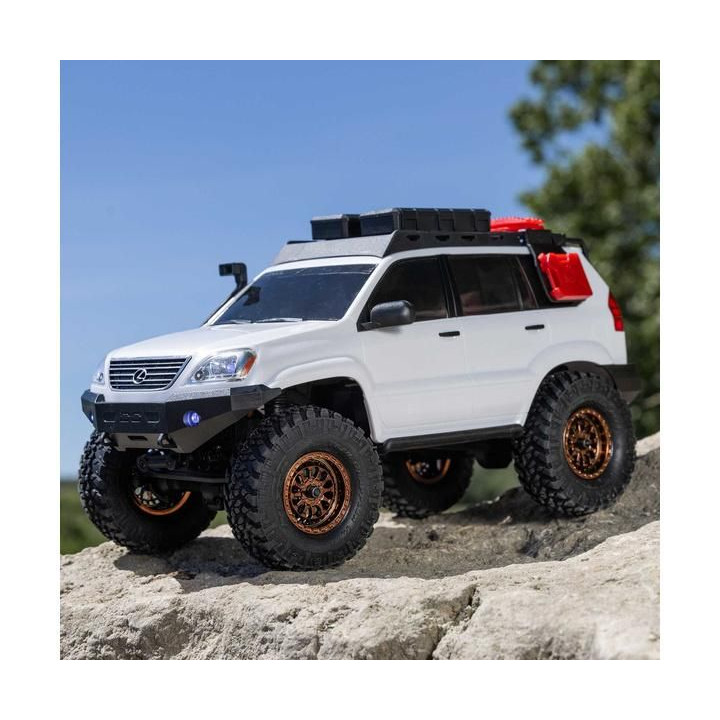 Axial SCX24 Lexus GX 470 1:24 4WD RTR bílý