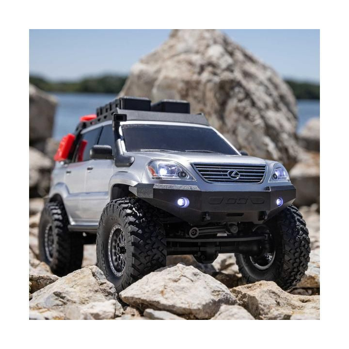 Axial SCX24 Lexus GX 470 1:24 4WD RTR stříbrný