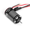 Špičkové combo QuicRun Mini 16 3000kV (velikost motoru 400) s integrovaným regulátorem 30/80A speciálně vyvinuté pro crawlery 1/16 a 1/18. Napájení 2-3S Lipol nebo 6-9S NiMH. BEC 4A s nastavitelným napětím 6V nebo 7,4V. Průměr motoru 24mm, délka 42mm. Průměr hřídele 2,3mm a délka 13,5mm. Nastavení přes LED/LCD programovací box. Hmotnost vč. kabelů 72g.