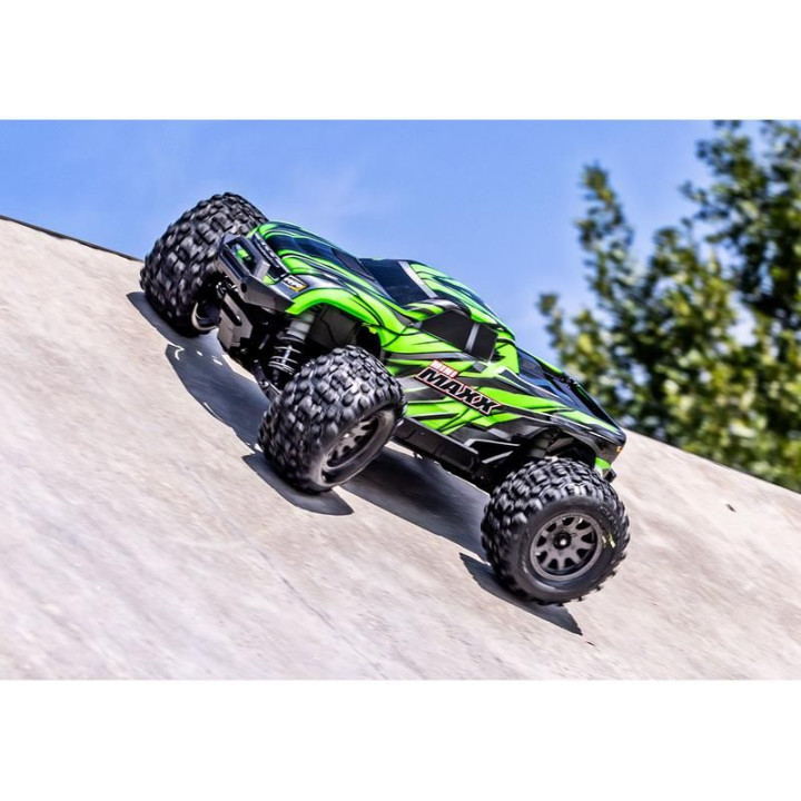 Traxxas Mini Maxx 1:12 BL-2s RTR černý