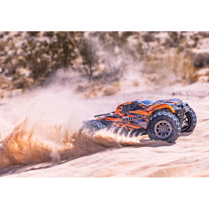 Traxxas Mini Maxx 1:12 BL-2s RTR černý