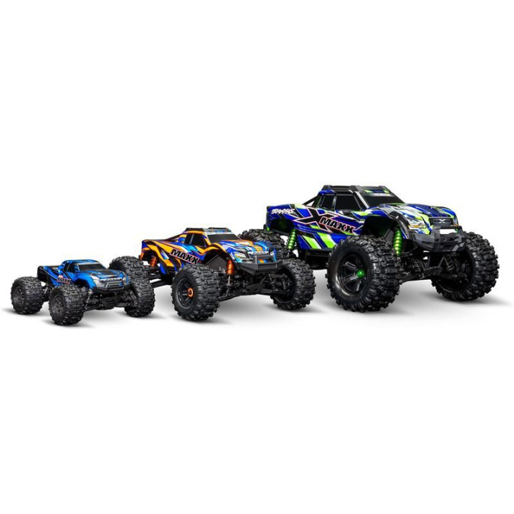 Traxxas Mini Maxx 1:12 BL-2s RTR černý