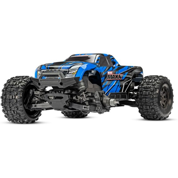 Traxxas Mini Maxx 1:12 BL-2s RTR černý