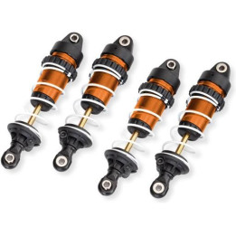 Traxxas tlumnič GTR dlouhý oranžový (sestavený s pružinami)