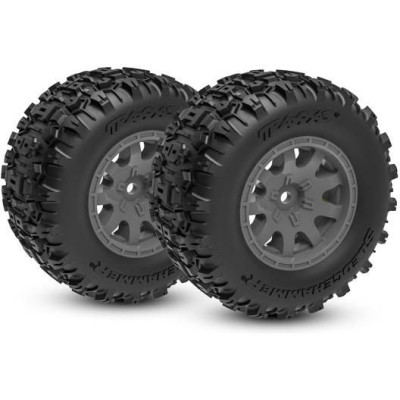 Traxxas kolo 2.1/2.6", disk šedý, pneu Sledgehammer (přední) (2)