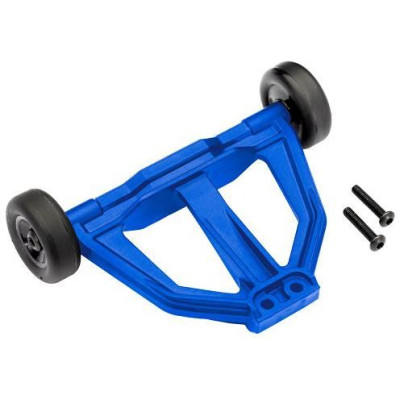 Traxxas kolečka opěrná modrá (sestava)