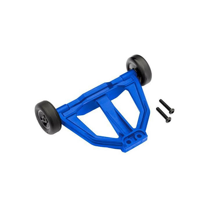 Traxxas kolečka opěrná modrá (sestava)