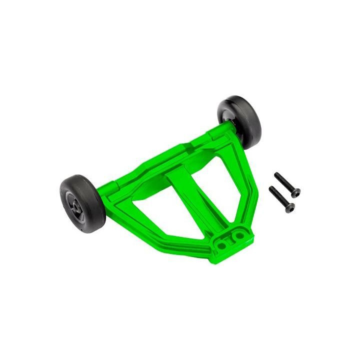 Traxxas kolečka opěrná zelená (sestava)